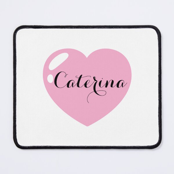 Item preview, Caterina Name with pink Heart designed and sold by Monika Howarth.