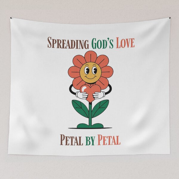 Item preview, "Spreading God's Love Petal by Petal" Blessed Shirt designed and sold by OrtegaGrace.