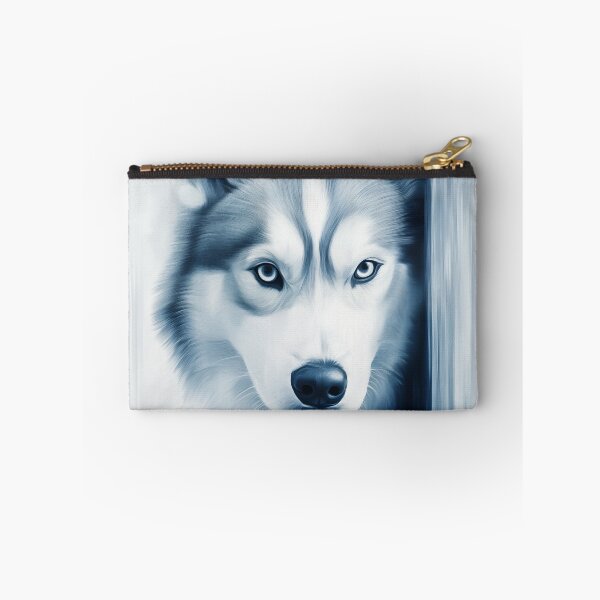 Item preview, Blue Husky Portrait designed and sold by PetsArt.