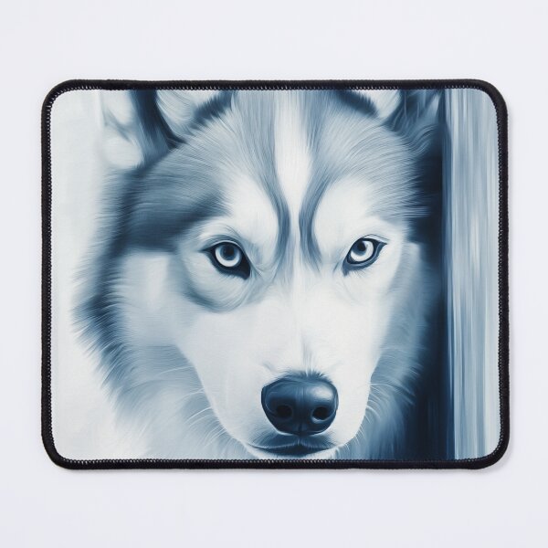 Item preview, Blue Husky Portrait designed and sold by PetsArt.