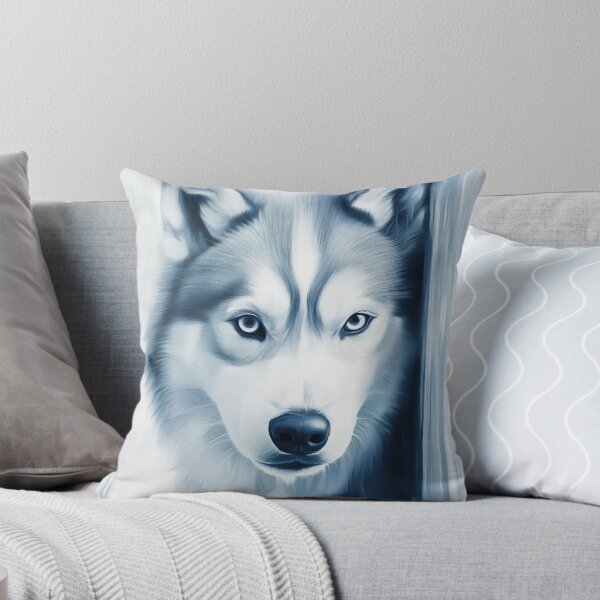 Item preview, Blue Husky Portrait designed and sold by PetsArt.