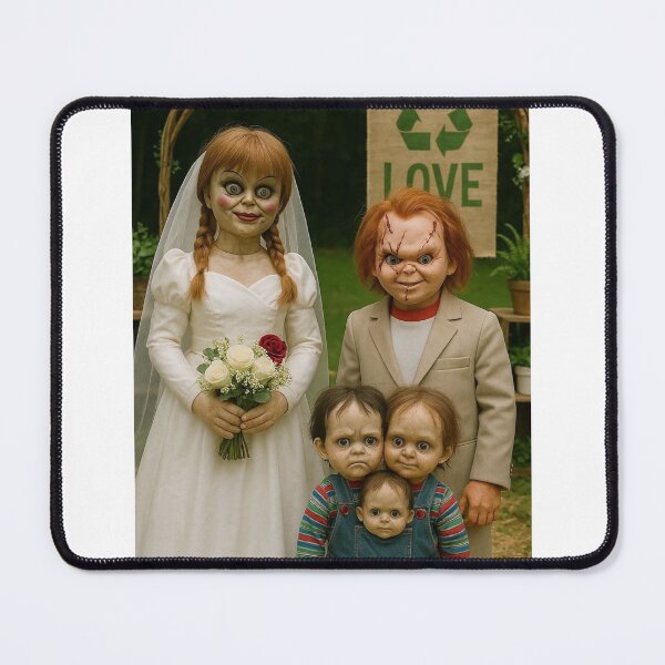 Item preview, Chucky annabelle horror love birthday funny prank meme gift weird birthday designed and sold by CheeseBlueprint.