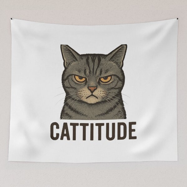Item preview, Cattitude designed and sold by E.Tee.
