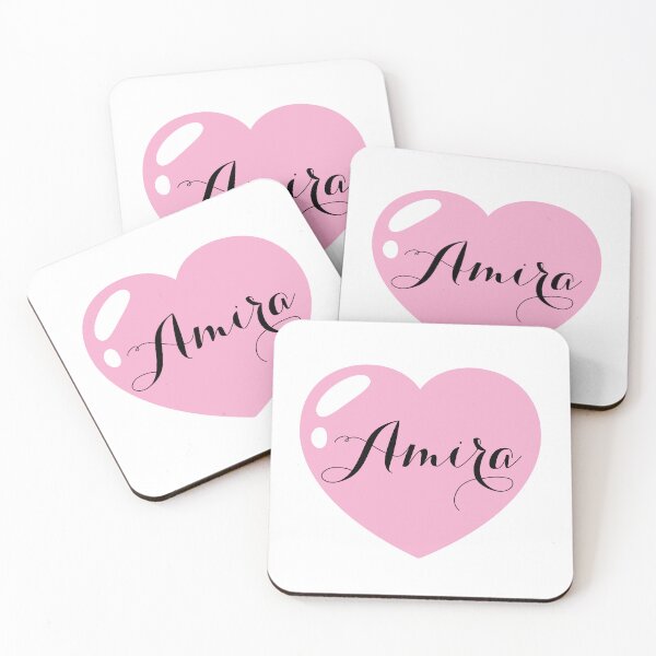 Item preview, Amira Name with pink Heart  designed and sold by Artbymonika.