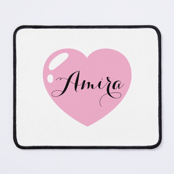 Item preview, Amira Name with pink Heart designed and sold by Monika Howarth.