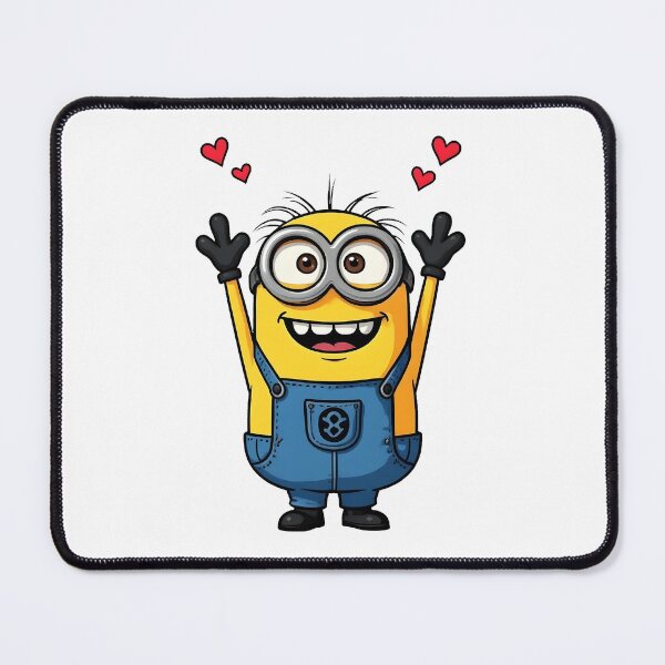Item preview, "Minion Hugs & Heart Vibes" designed and sold by Myshoppermate.
