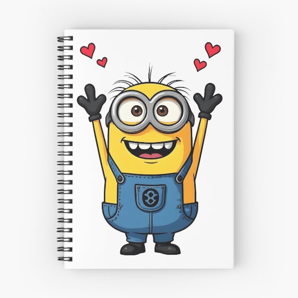 Item preview, "Minion Hugs & Heart Vibes" designed and sold by Myshoppermate.