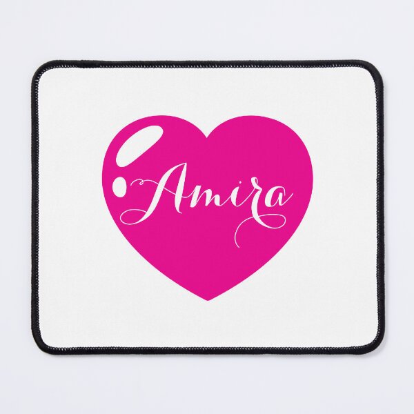 Item preview, Amira Name with pink Heart designed and sold by Monika Howarth.