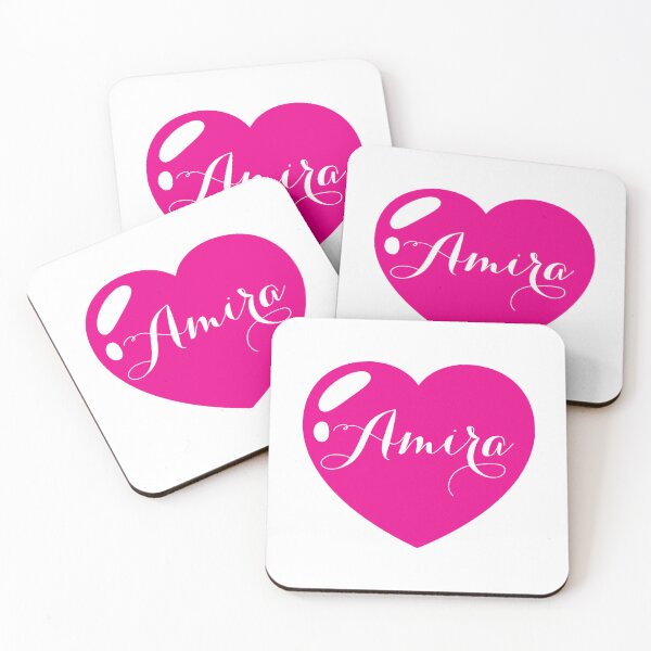 Item preview, Amira Name with pink Heart  designed and sold by Artbymonika.