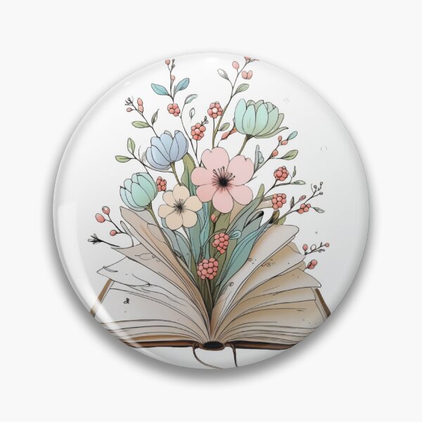 Item preview, Flowers Growing from a Book designed and sold by brain-cell.