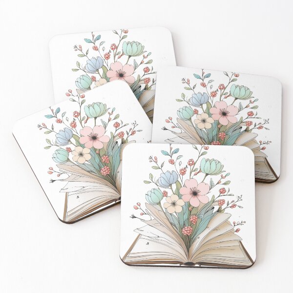 Item preview, Flowers Growing from a Book designed and sold by brain-cell.