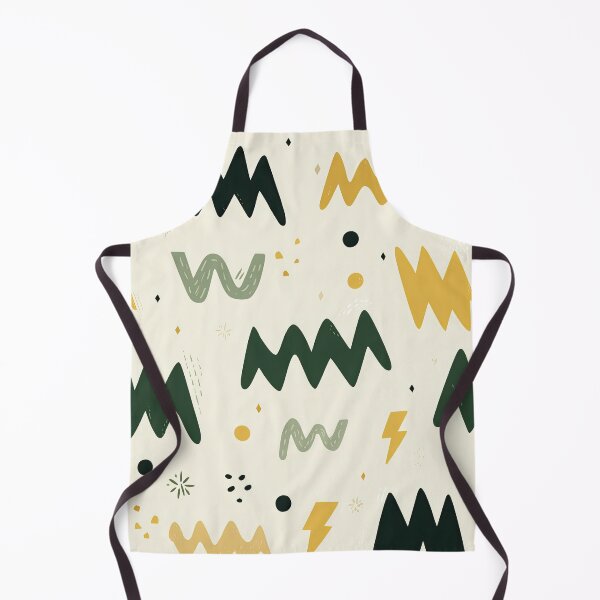 Item preview, Teal Yellow Green Geometric Midcentury Wall Pattern designed and sold by Piotrek0001.