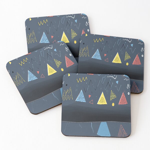 Item preview, Retro Shapes Floating in Vintage Color Atmosphere designed and sold by Piotrek0001.