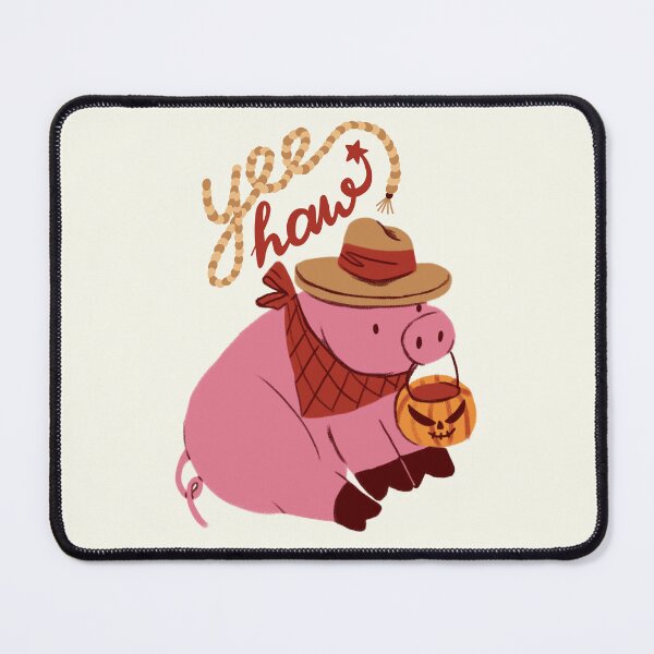 Item preview, Yeehaw! Cute Halloween Pig as western cowboy Pet Costume designed and sold by Dark & Darling.