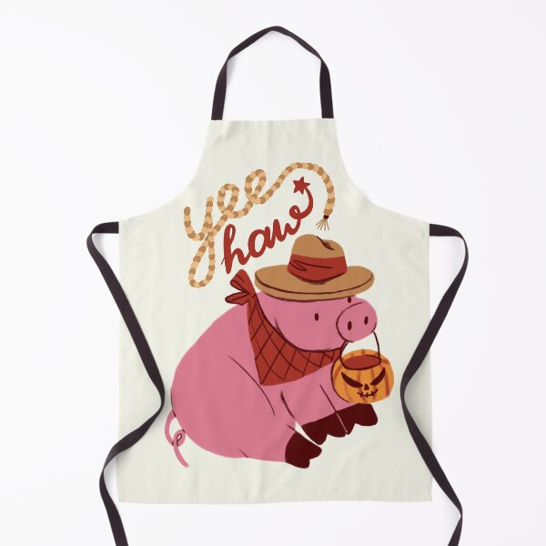 Item preview, Yeehaw! Cute Halloween Pig as western cowboy Pet Costume designed and sold by Dark & Darling.