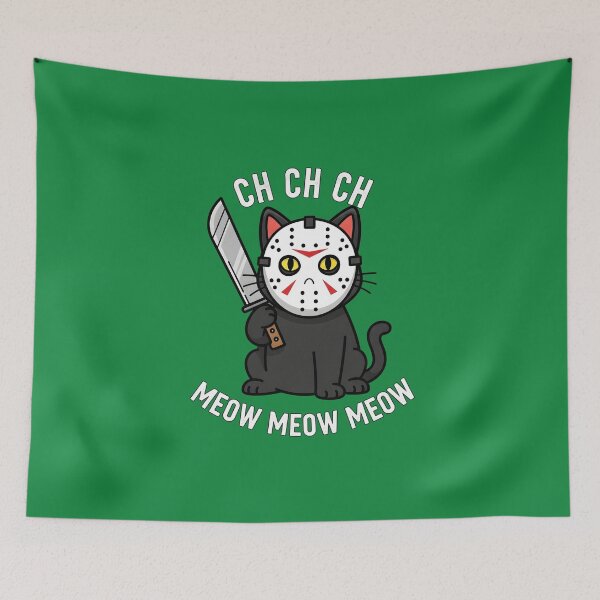 Item preview, Ch Ch CH Meow Meow Meow Horror Cat  designed and sold by rafalZielinski.