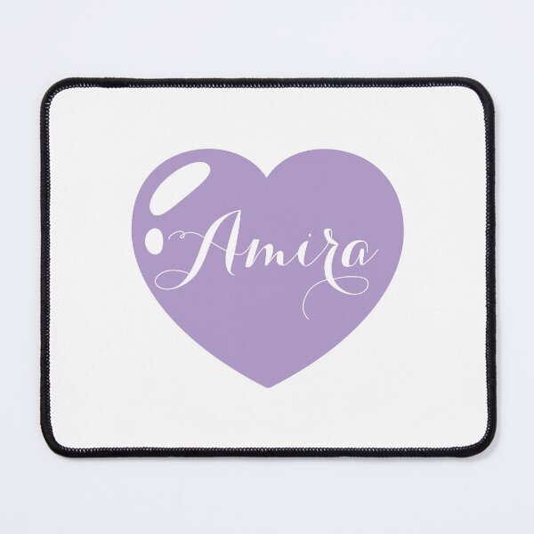 Item preview, Amira Name with purple Heart designed and sold by Monika Howarth.