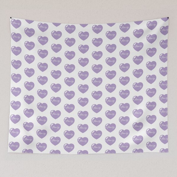 Item preview, Amira Name with purple Heart  designed and sold by Monika Howarth.