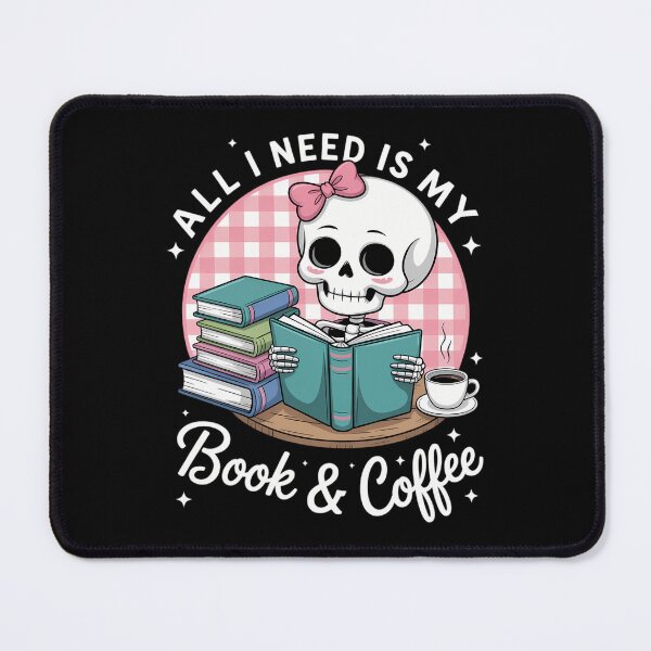 Item preview, Book Lovers All I Need Is Books And Coffee designed and sold by DoorwayThreads.