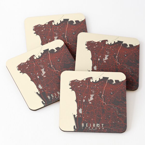 Item preview, Beirut City Map of Lebanon - Vector designed and sold by deMAP.