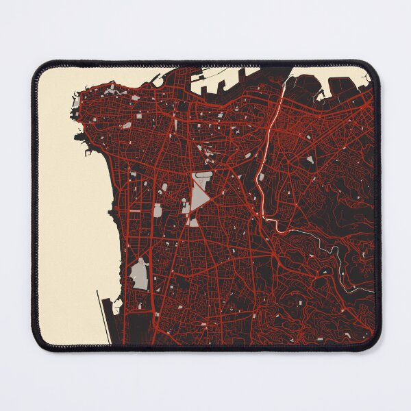 Item preview, Beirut City Map of Lebanon - Vector designed and sold by deMAP.