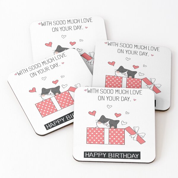 Item preview, With sooo much love on your day... HAPPY BIRTHDAY! designed and sold by UniqueTrick.