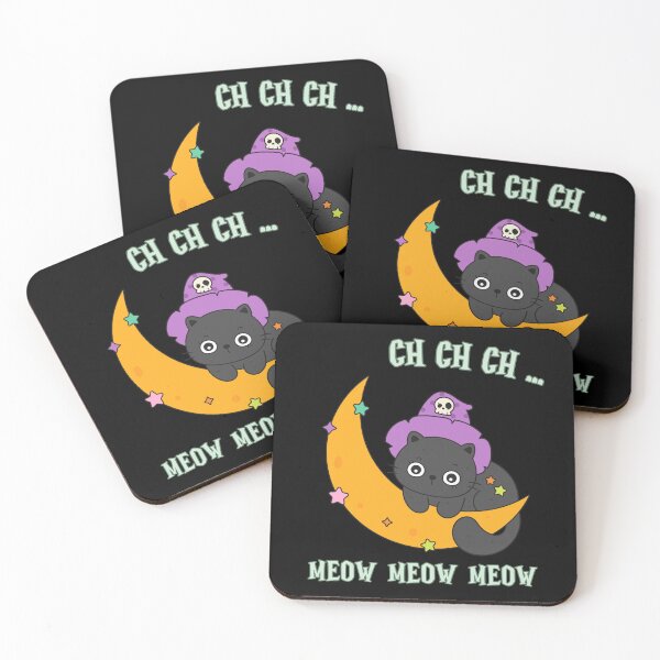 Item preview, Ch Ch Ch Meow Meow Meow - Funny Halloween Cat designed and sold by GRABAPSHOP.