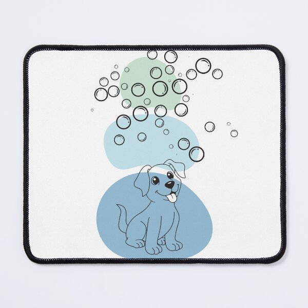 Item preview, Bubbly Pup Joy – Cute Dog with Bubbles Illustration designed and sold by Meldora.