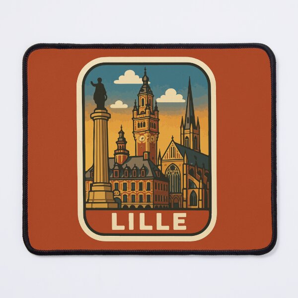 Item preview, Lille Travel Souvenir Sticker designed and sold by rogue-design.
