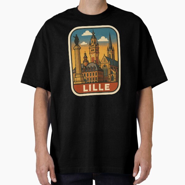 Item preview, Autocollant souvenir de voyage de Lille designed and sold by rogue-design.