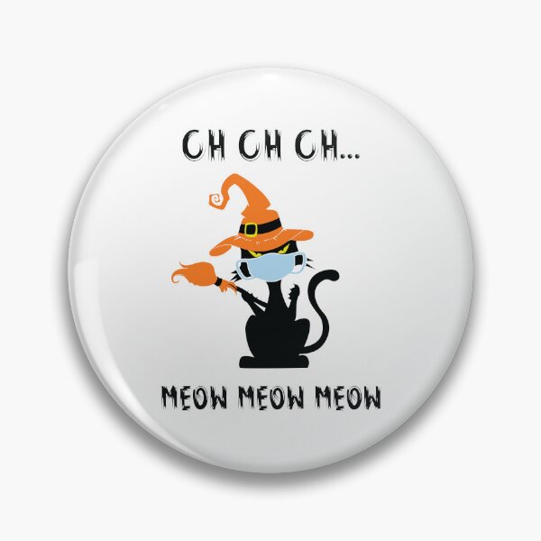 Item preview, Ch Ch Ch Meow Meow Meow - Funny Halloween Cat designed and sold by GRABAPSHOP.
