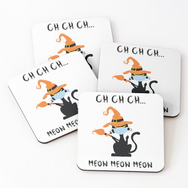 Item preview, Ch Ch Ch Meow Meow Meow - Funny Halloween Cat designed and sold by GRABAPSHOP.