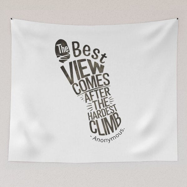 Item preview, Climbing and Hiking Motivational T-Shirt designed and sold by TeeArtWorld.