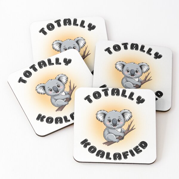 Item preview, TOTALLY KOALAFIED Cute Kawaii  designed and sold by FankyPanky.