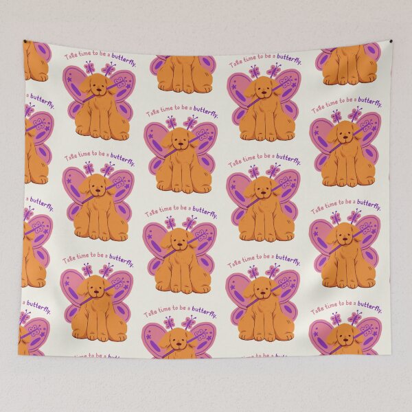Item preview, Cute Halloween Golden retriever with butterfly wings Pet Costume designed and sold by Dark & Darling.