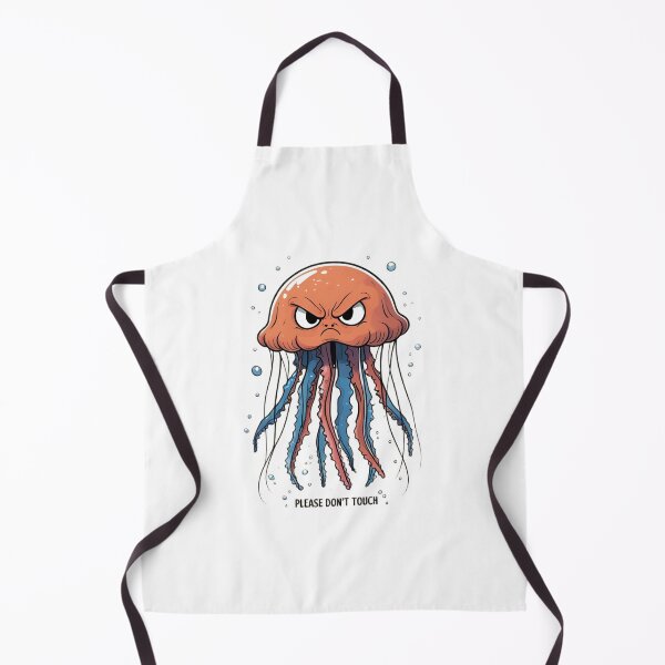 Item preview, Angry Jellyfish Please Don't Touch designed and sold by FishFriends.