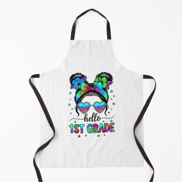 Item preview, Hello 1st Grade Messy Bun First Day Of School Teacher Kids designed and sold by shannonanne18.