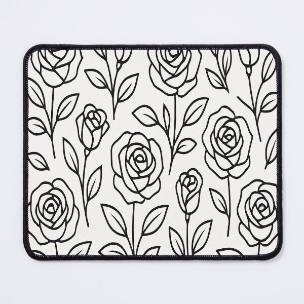 Item preview, Roses – Black Outline designed and sold by CTRL-DECAY.