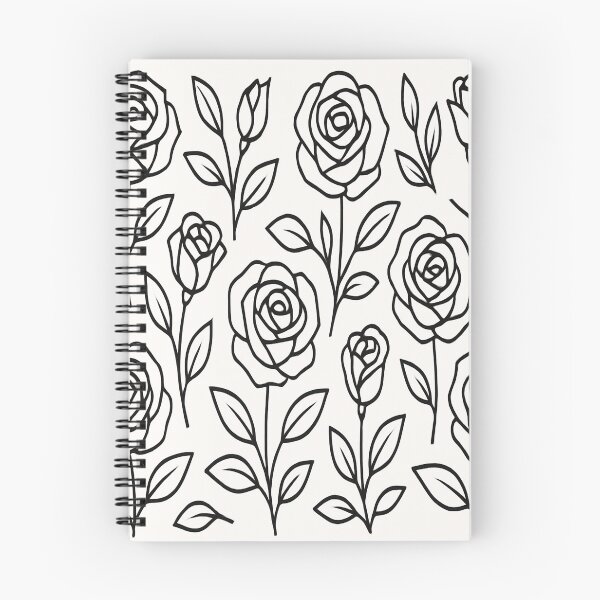Item preview, Roses – Black Outline designed and sold by CTRL-DECAY.