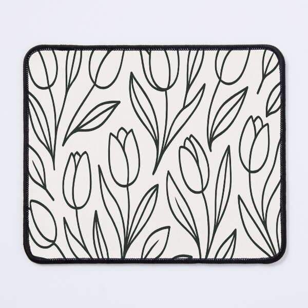 Item preview, Tulips – Black Outline designed and sold by CTRL-DECAY.