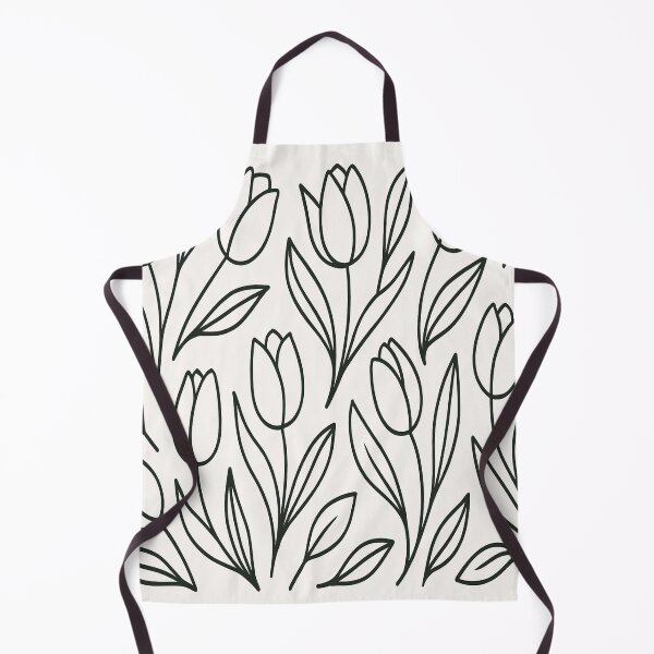 Item preview, Tulips – Black Outline designed and sold by CTRL-DECAY.
