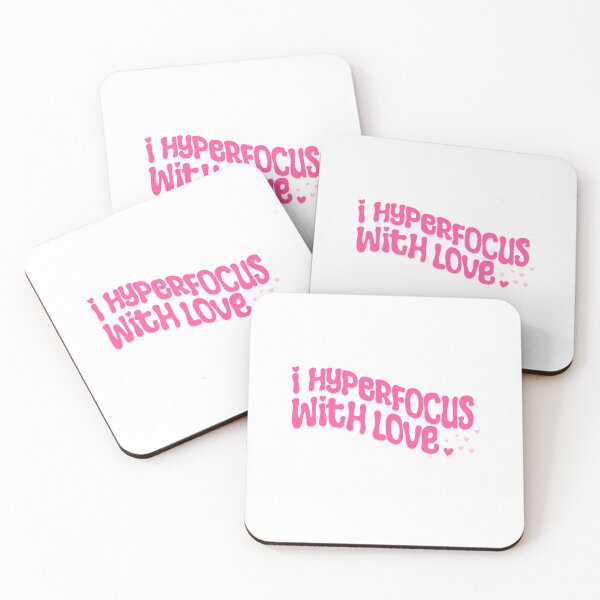 Item preview, I hyperfocus with love designed and sold by pinkyfish1010.