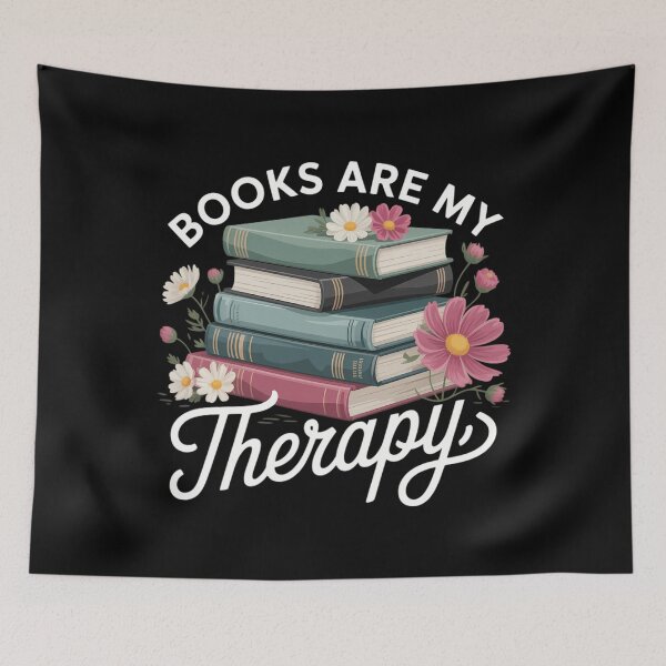 Item preview, Books Are My Therapy Summer Reading Book Lovers designed and sold by DoorwayThreads.