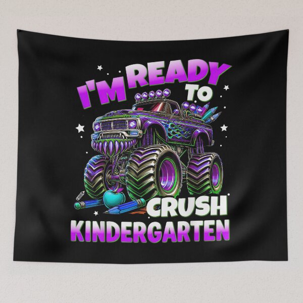 Item preview, I'm Ready To Crush Kindergarten Monster Truck Boys designed and sold by shannonanne18.