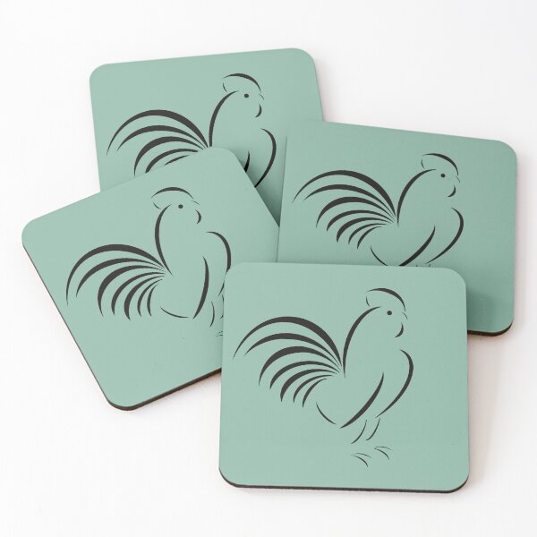 Item preview, Elegant rooster – line art illustration designed and sold by alec-t.