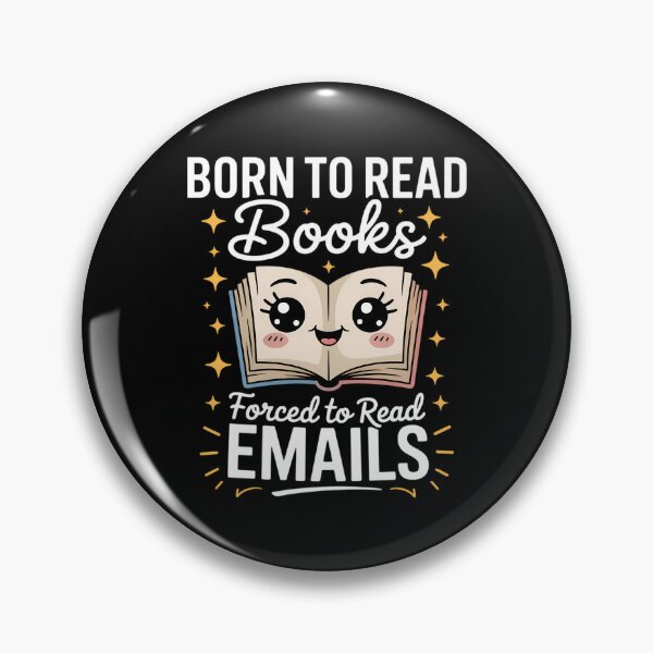Item preview, Born To Read Books Forced To Read Emails Funny Book Lovers designed and sold by DoorwayThreads.