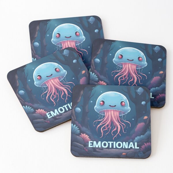 Item preview, Emotional Jellyfish designed and sold by FishFriends.