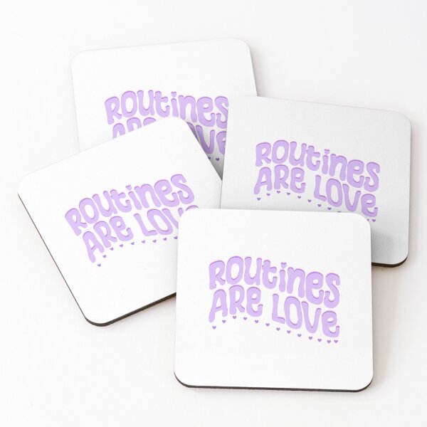 Item preview, Routines are love  designed and sold by pinkyfish1010.