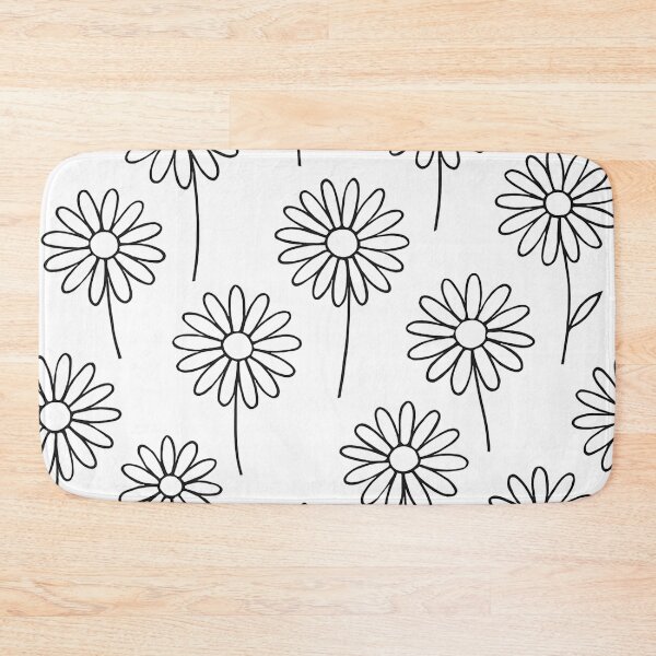 Item preview, Daisy – Black Outline designed and sold by CTRL-DECAY.