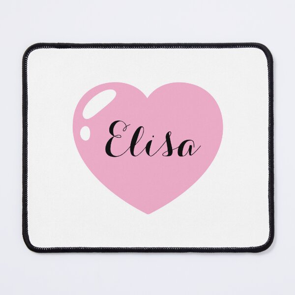 Item preview, Elisa Name with pink Heart designed and sold by Monika Howarth.